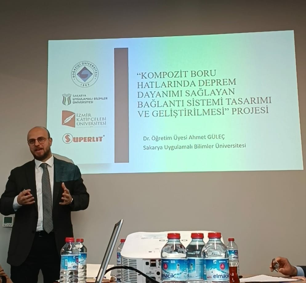 Depreme dayanıklı boru projesinde SUBÜ imzası 1